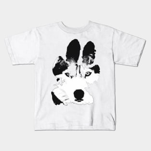 T Shirt dog paw ladies heart Kids T-Shirt